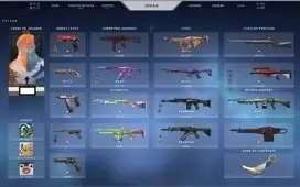Conta valorant com várias Skins/RANK PRATA