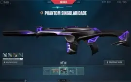 Conta valorant com várias Skins/RANK PRATA