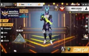Conta free fire mestre muito top