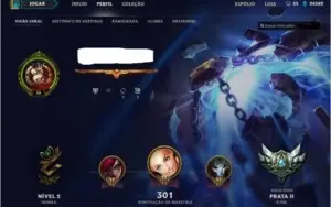 conta prata ll s6 e s7 ouro- Skin Vitoriosa graves maokai