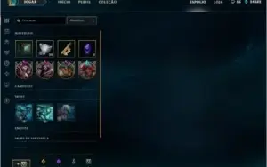 conta prata ll s6 e s7 ouro- Skin Vitoriosa graves maokai