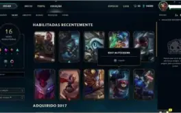 conta prata ll s6 e s7 ouro- Skin Vitoriosa graves maokai