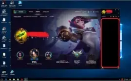 CONTA LOL PRATA 1 COM BORDA GOLD S6 [123 CHAMPS] (44 SKINS)