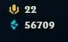 [LOL] CONTA COM 220 SKINS, PLATINA 1