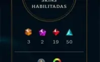 [LOL] CONTA COM 220 SKINS, PLATINA 1