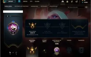 Conta ouro 4 com 10 skins e 41 champs