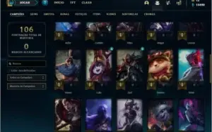 Conta ouro 4 com 10 skins e 41 champs