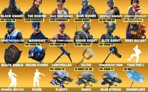 CONTA FORTNITE 43 SKINS | CAVALEIRO NEGRO | STW OG |2250 VB