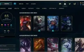 mestre, 65 skins, all champ, tem skins e icones dsd season 3