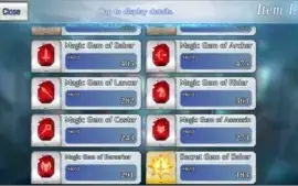 CONTA FATE GRAND ORDER NA LVL 140 12SSR + 26SR