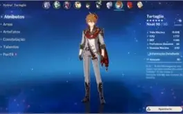 Conta AR 57 Xiao e Ayaka