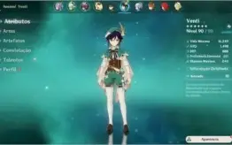 Conta AR 57 Xiao e Ayaka