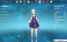 Conta AR 57 Xiao e Ayaka