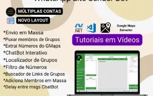 Disparador & ChatBot Leve e Rápido 2024 LiteBot V 3.8.1