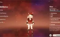 Kazuha C1 + Espada Assinatura + Klee + Baal + Outros T5