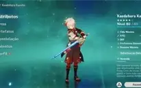 Kazuha C1 + Espada Assinatura + Klee + Baal + Outros T5