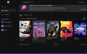 Conta Epic Games 600 reais em jogos.