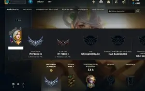 Conta prata 3 com 85 Champs e 150 Skins ( MAIN SUP / ADC )