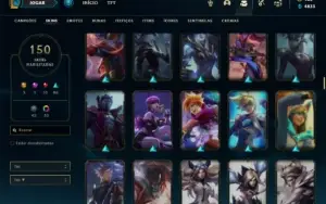Conta prata 3 com 85 Champs e 150 Skins ( MAIN SUP / ADC )
