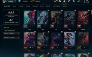 Conta bronze 2 com 120 Champs e 52 Skin (Mais de 1300 jogos)