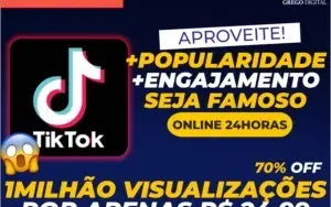 [Promoção] 1MILHÃO Visualizações TIKTOK por apenas R$24,99
