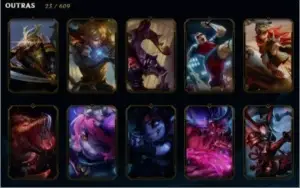 CONTA ACC OURO 1 LOL, LEAGUE OF LEGENDS, LEVEL 157