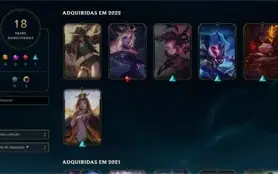 Conta OURO I main suporte com 67% de WR