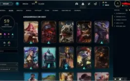Conta diamante 2 ex grao mestre com as recompensas de GM