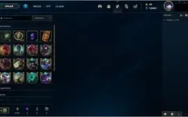 Conta TOP com 995 Skins