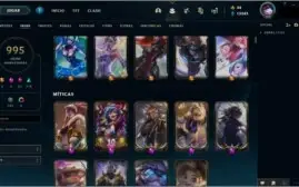 Conta TOP com 995 Skins
