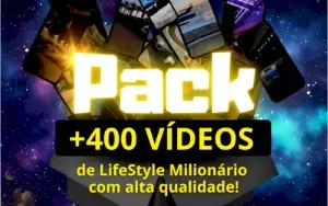 Pack + De 400 Vídeos Lifestyle Milionário Virais