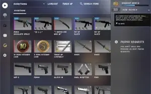 CSGO PRIME SKIN DE FACA E ARMAS LVL 15 GC PRATA4 18 ANOS