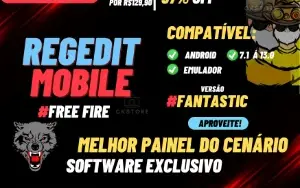 ✅ Regedit Mobile/Pc  - Free Fire - Vitalício ✅ FANTASTIC