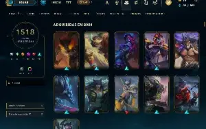 Conta Ex-Mestre - 1518 Skins - 661 Ícones - 303 P.Lendas TFT