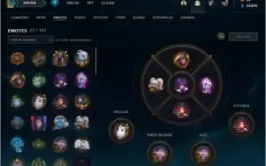 Conta League Of Legends 214 Skins
