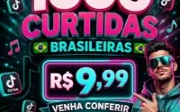 TIKTOK - 1000 Curtidas BR