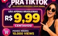 TIKTOK - 1000 Curtidas BR