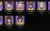 Conta Genshin Endgame 25 Personagens 5* + 12 Armas 5*