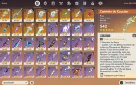 Conta Genshin Endgame 25 Personagens 5* + 12 Armas 5*
