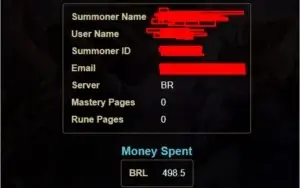 CONTA NÍVEL 66, ELO GOLD 1 ( S8 )