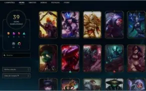 CONTA NÍVEL 66, ELO GOLD 1 ( S8 )