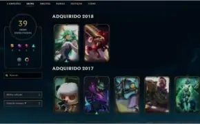 CONTA NÍVEL 66, ELO GOLD 1 ( S8 )