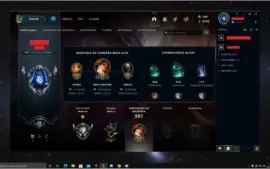 Conta League of Legends low elo lv190