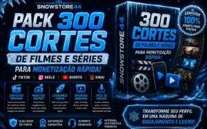 💸 300 Cortes Prontos Para Monetização – Tiktok, Reels E Etc