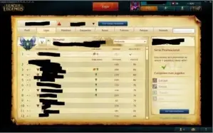 Conta DIAMANTE V 86 SKINS Incluindo lendarias e Todos champs