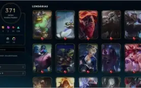 CONTA LOL|  D4/D3 |  LV 416 |  371 SKINS