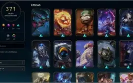 CONTA LOL|  D4/D3 |  LV 416 |  371 SKINS