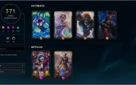 CONTA LOL|  D4/D3 |  LV 416 |  371 SKINS