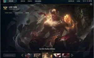 Conta LOL Borda Gold mais de 100 Campeões 7 Paginas de Runas