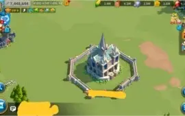 Conta de rise of kingdons, 7,4 M de poder, + 9000 joias.
